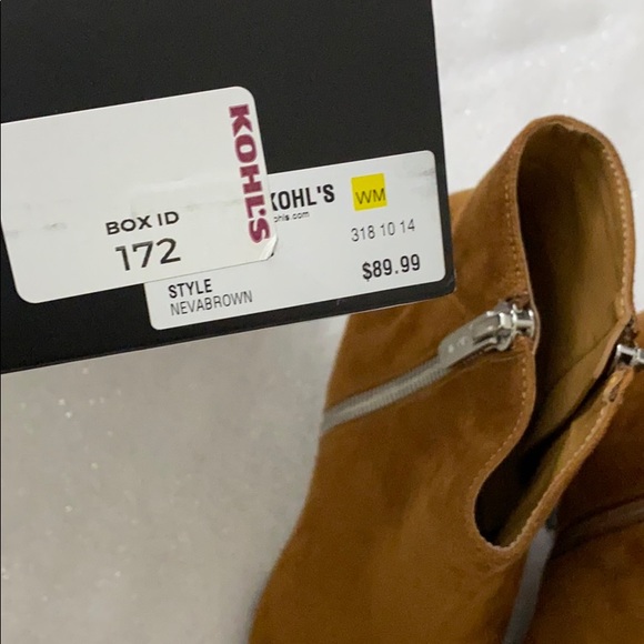 Nine West Brown Neva Ankle Boots - Picture 8 of 8